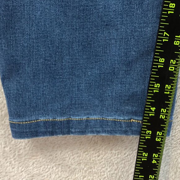 Lee Womens Jeans Size 14P Blue Denim Slim Fit Sculpting Stretch Straight Leg - Picture 6 of 12